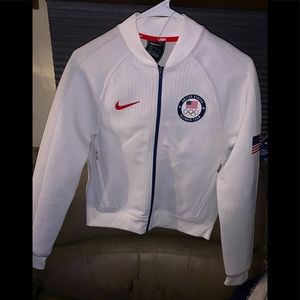 Nike USA Team Olympic Bomber Crop Jacket